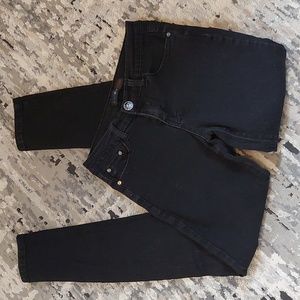 NWOT Red Blue Denim Skinny Jean Size 1/2 Black